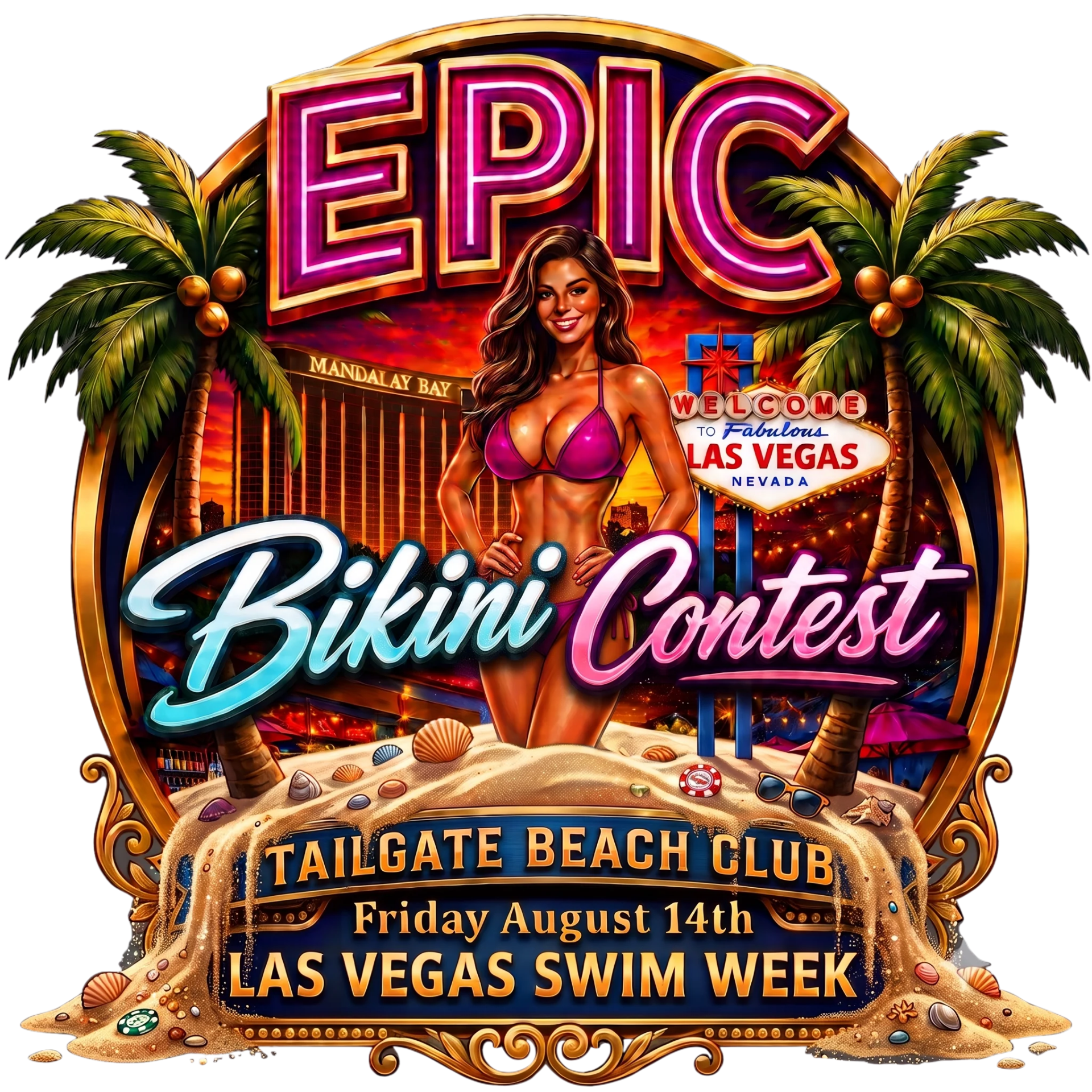 EPIC Bikini Contest at Tailgate Beach Club